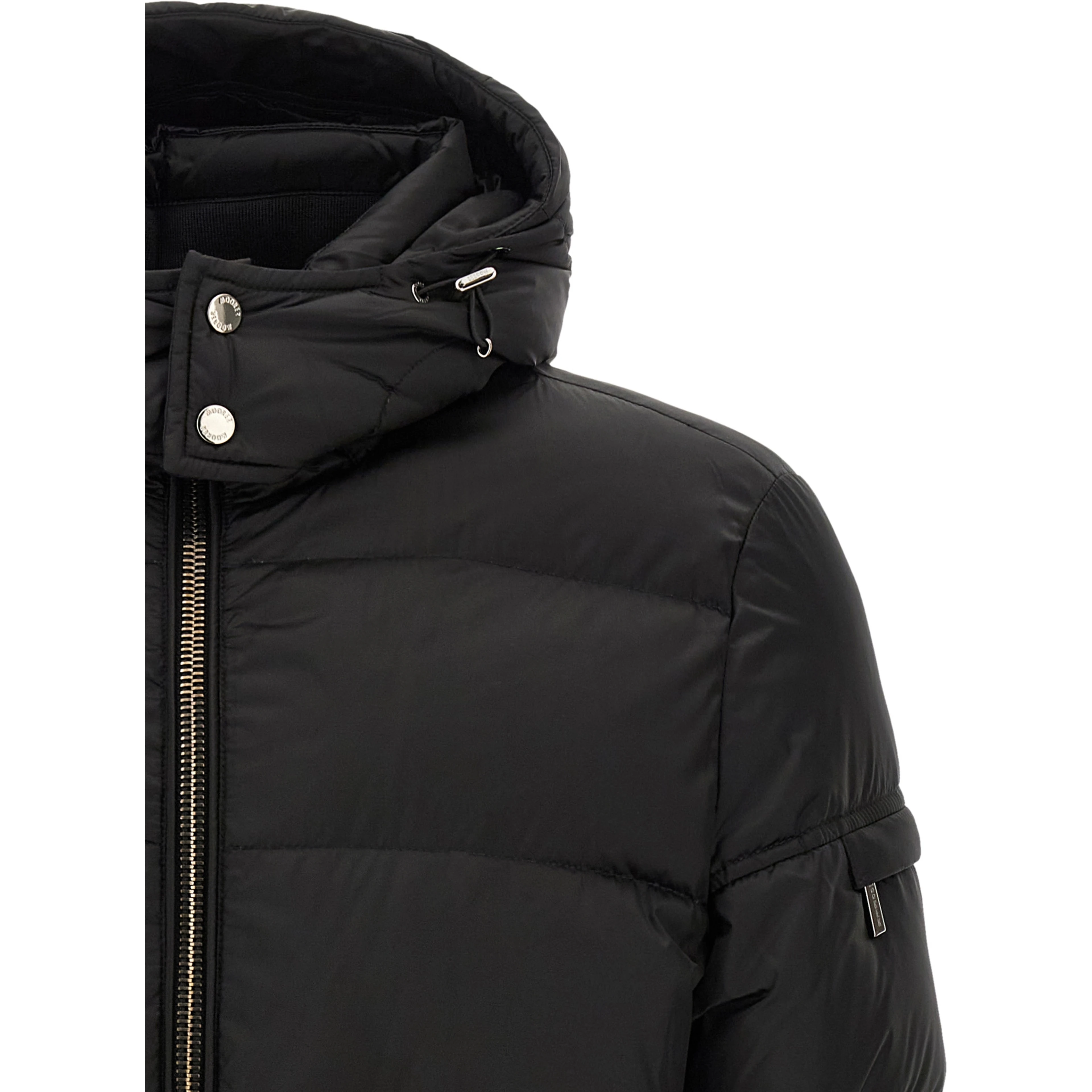Black Wool Bomber