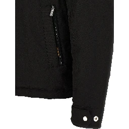 Black Wool Full-Length Jacket