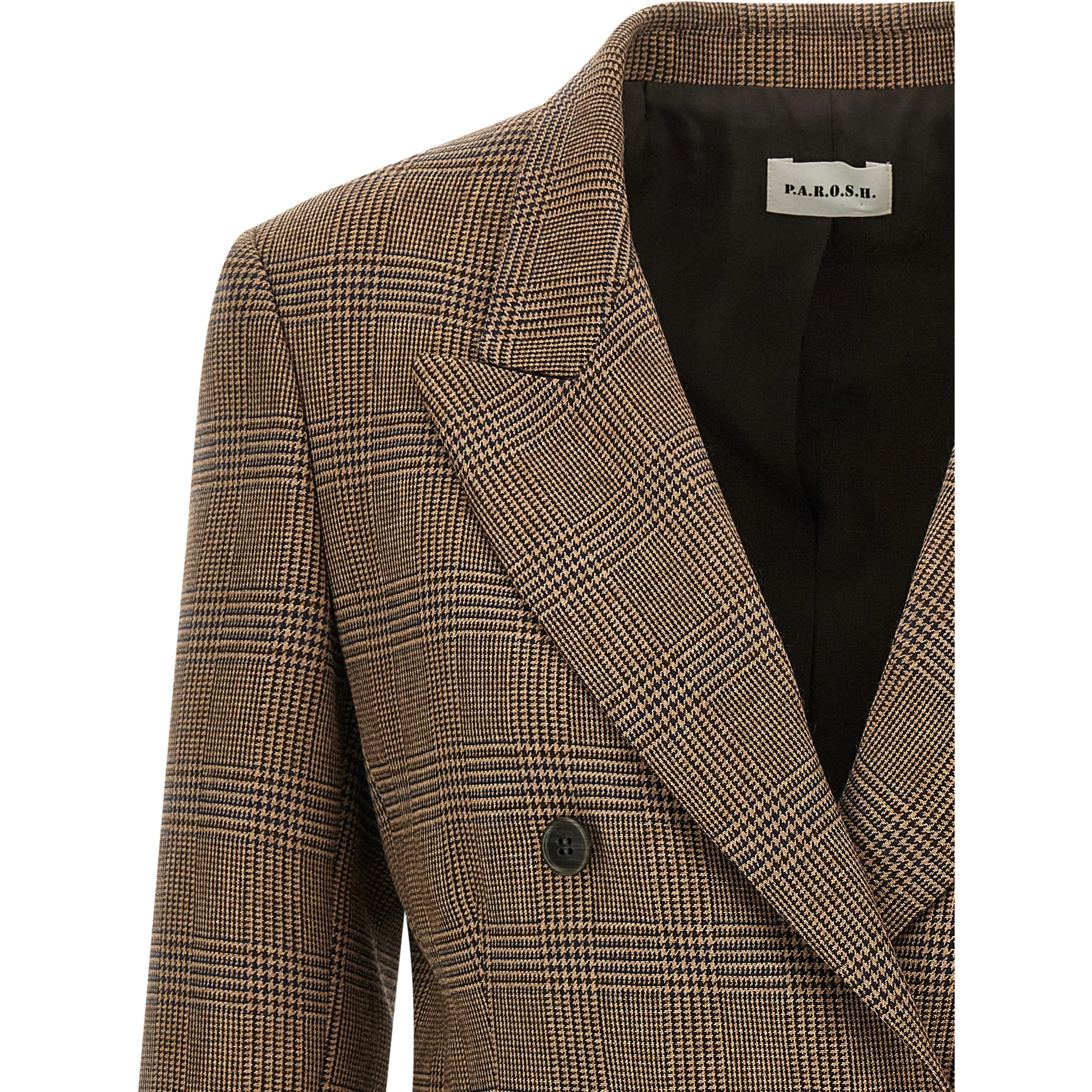 Brown Viscose Blazer