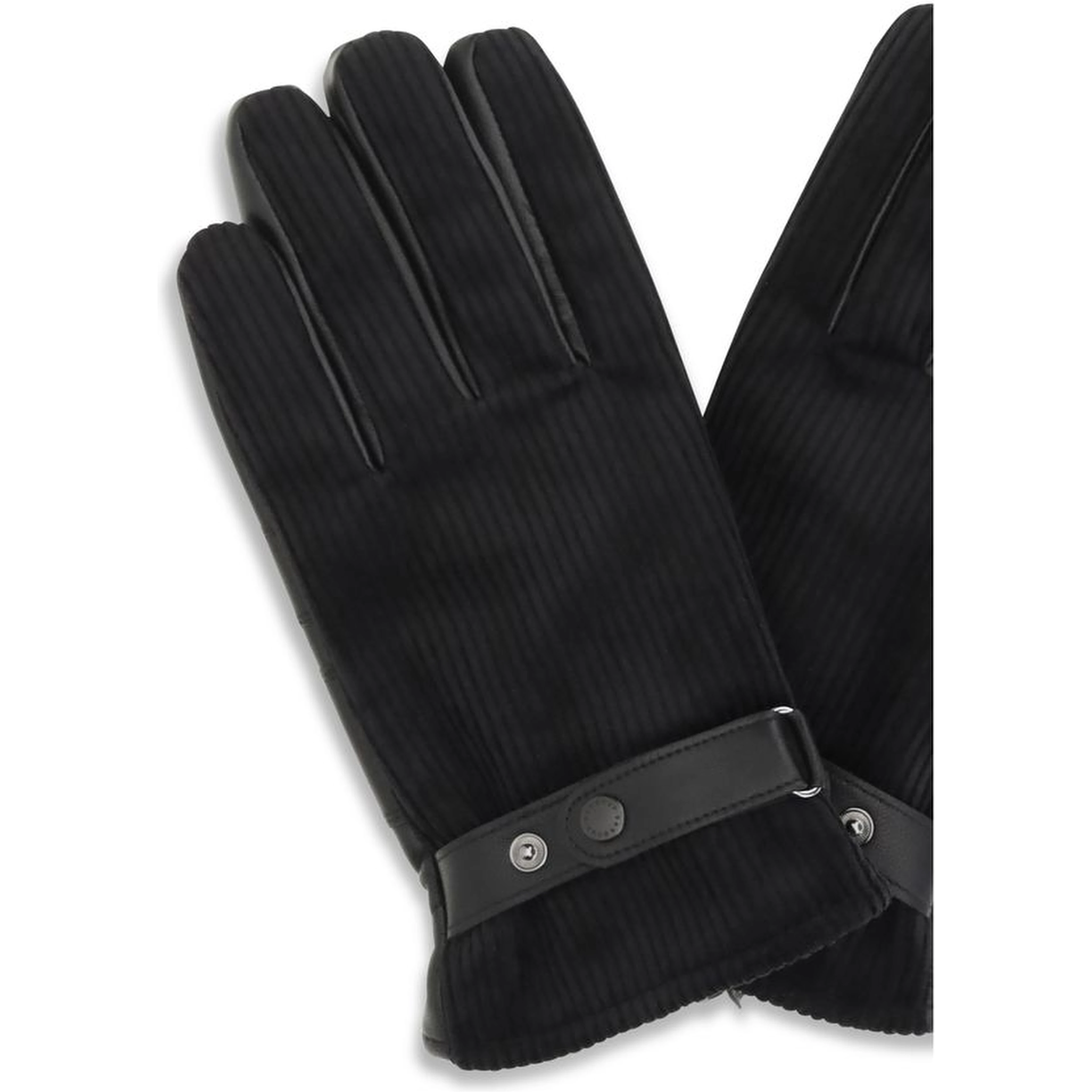 Black Calf Leather Bos Taurus Gloves