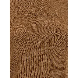 Beige Virgin Wool Cardigan
