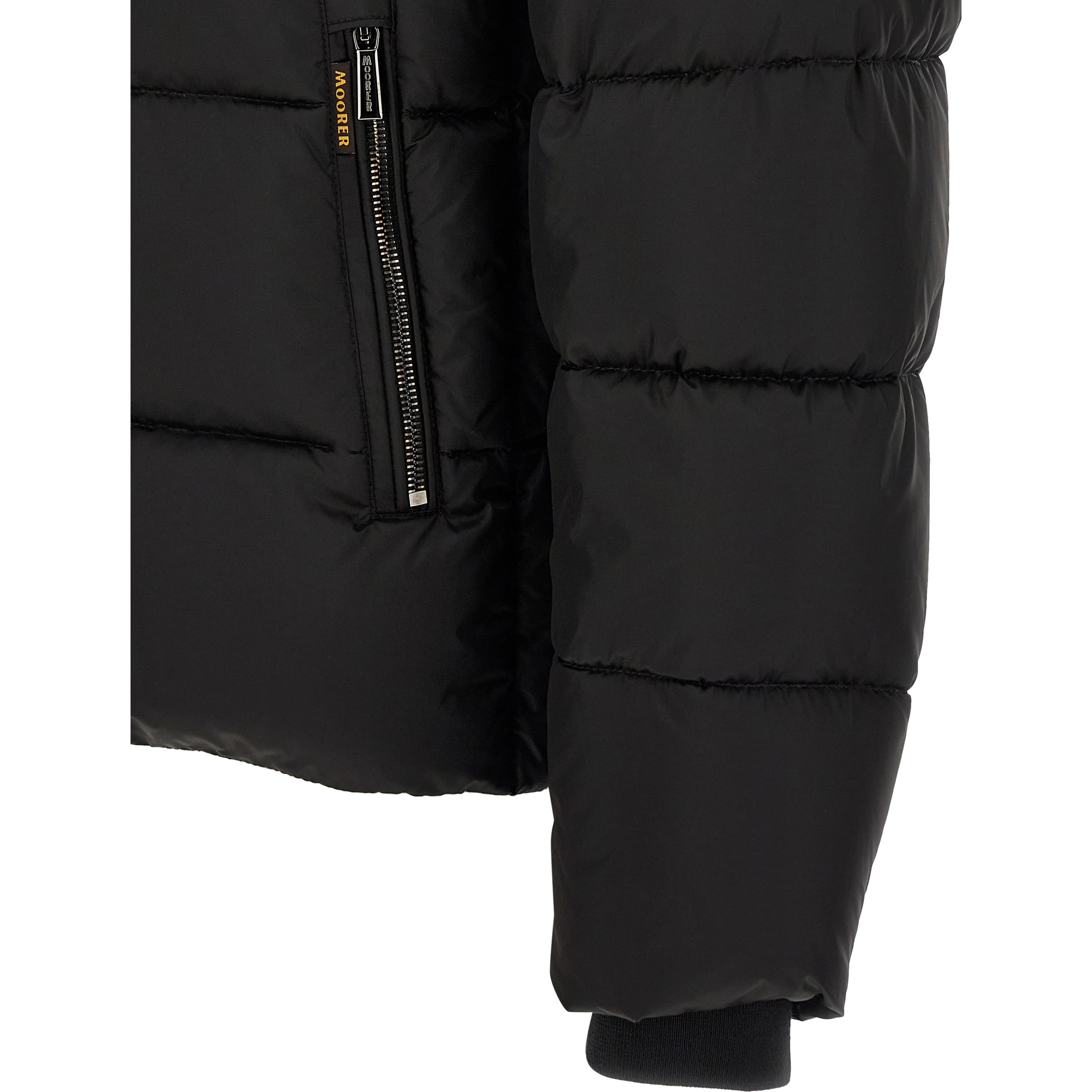 Black Wool Bomber