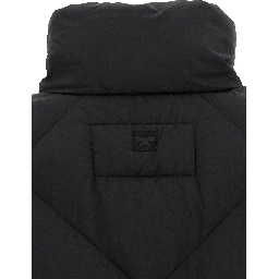 Black Polyamide Full-Length Jacket