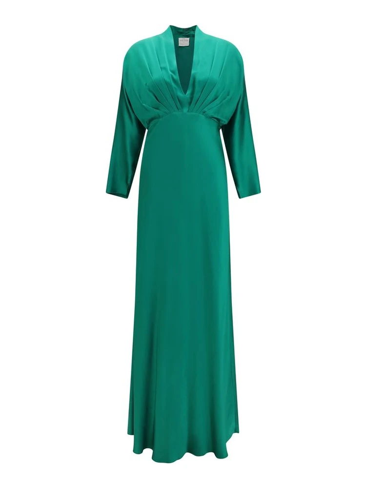 Bicolor Silk Cocktail Dress