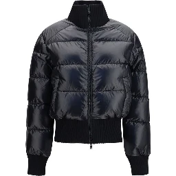 Black Nylon Full-Length Jacket