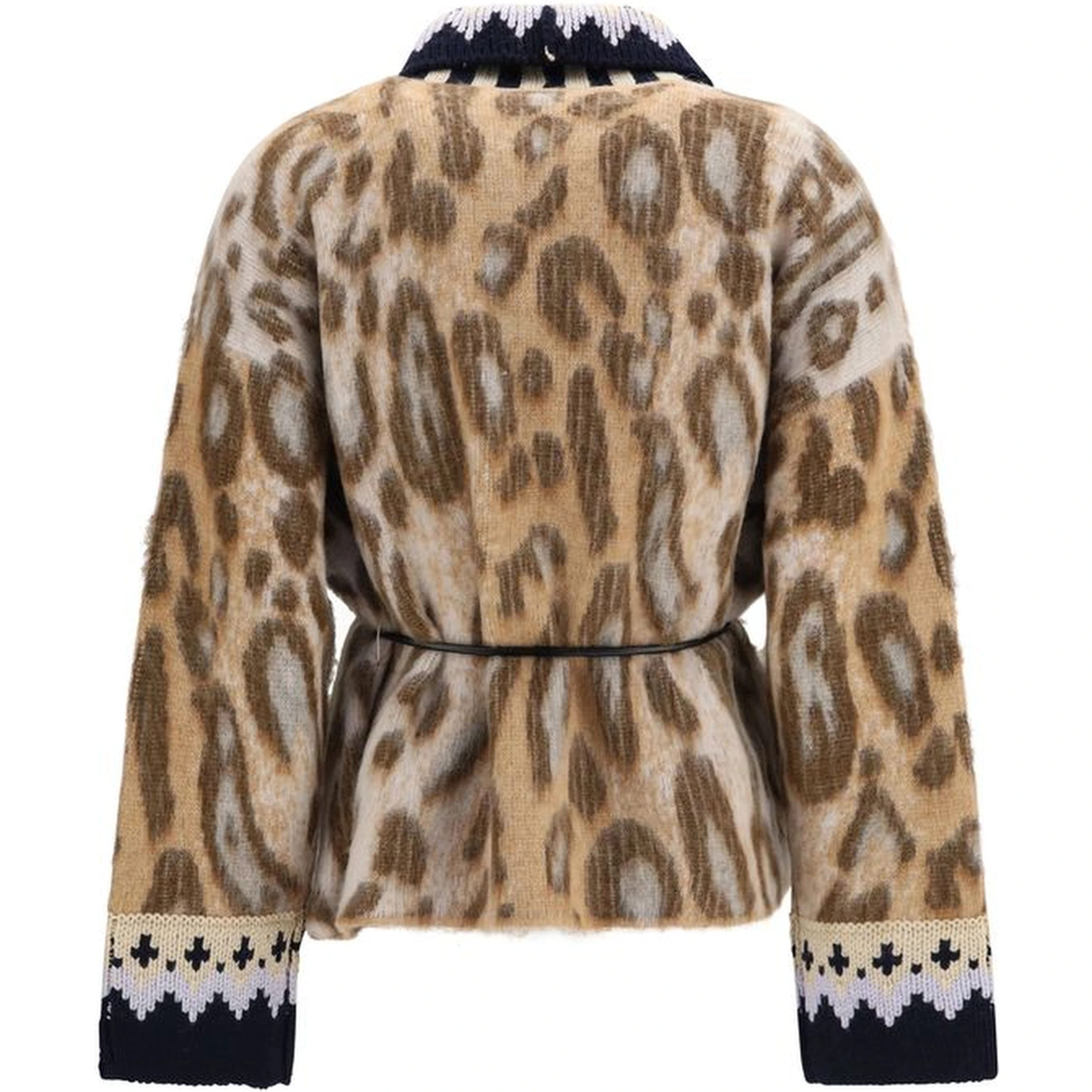 Beige Alpaca Vicugna Pacos Cardigan
