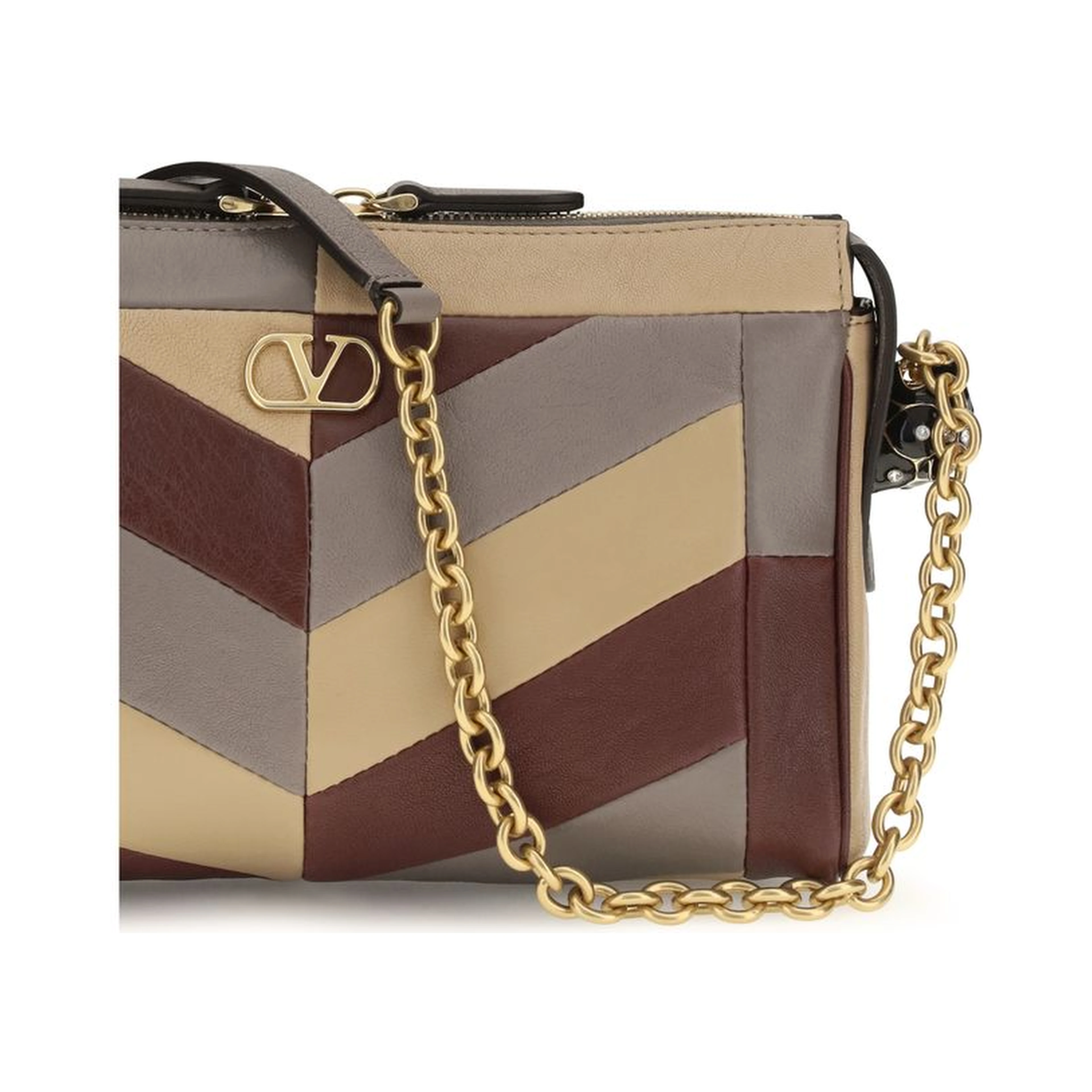 Multicolor Napa Leather / Calf Bos Taurus Shoulder Bag