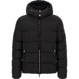 Black Wool Bomber