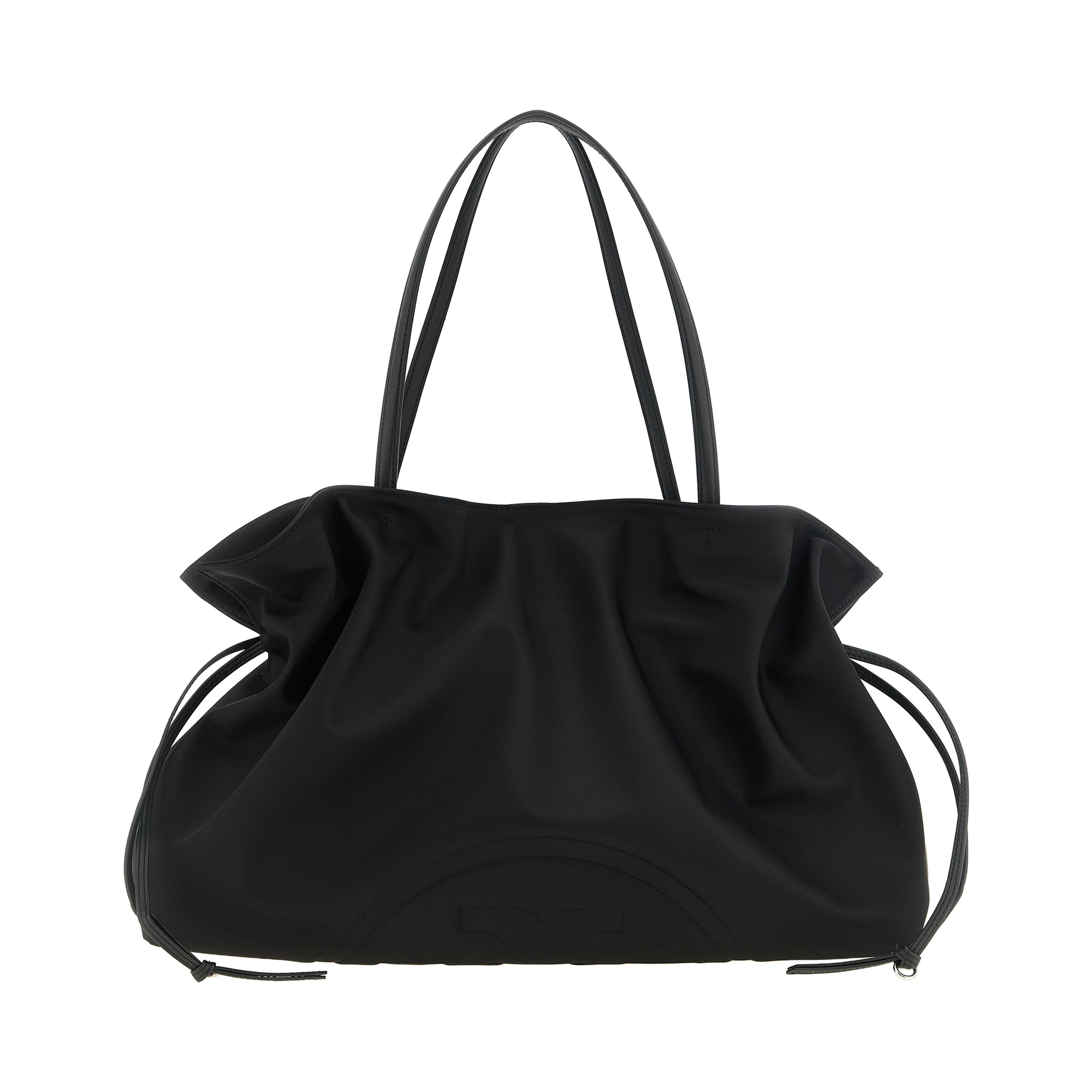 Black Polyamide Shoulder Bag