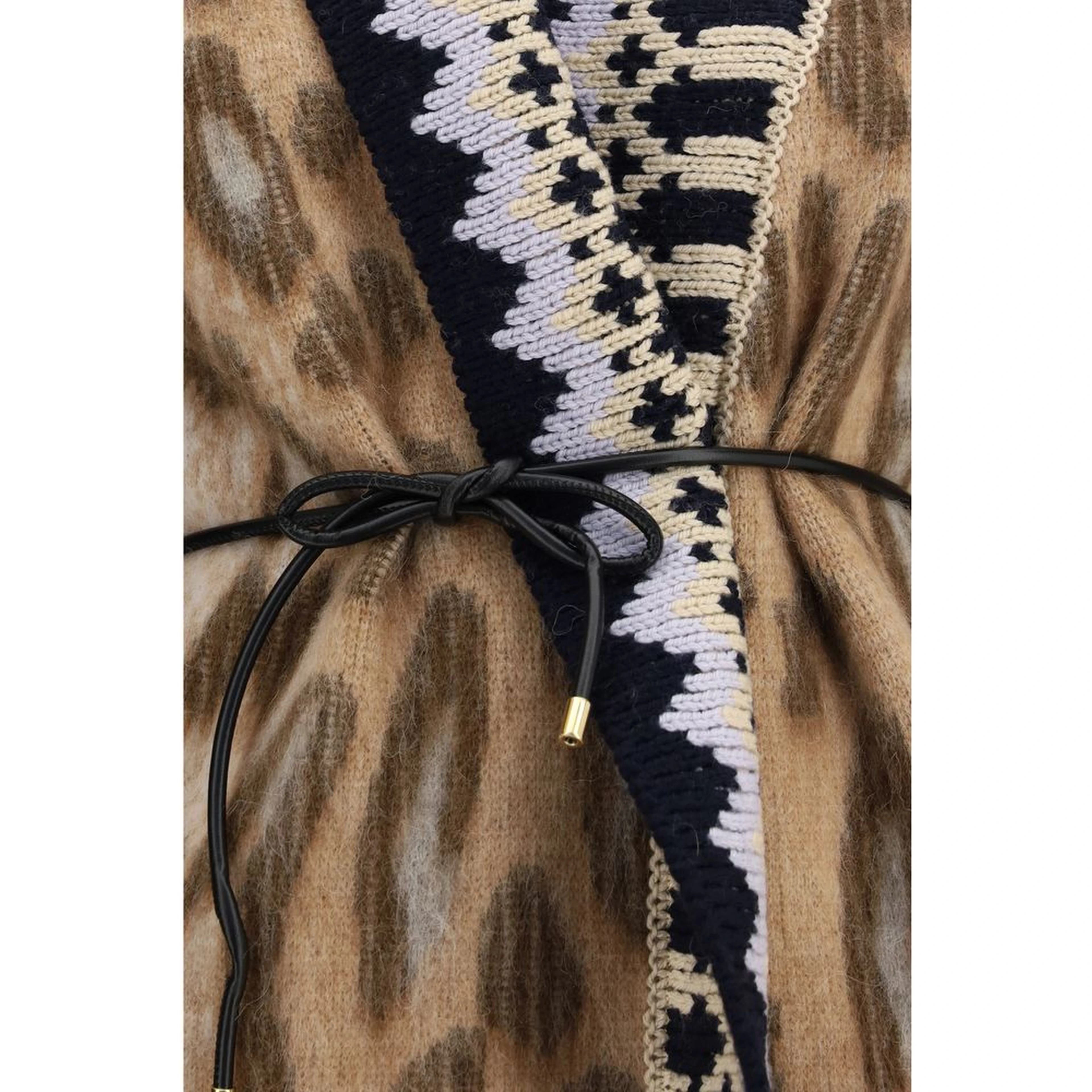 Beige Alpaca Vicugna Pacos Cardigan