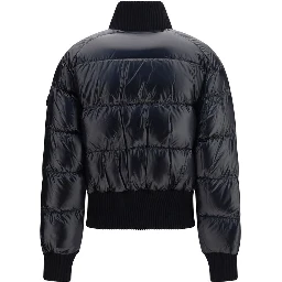Black Nylon Full-Length Jacket