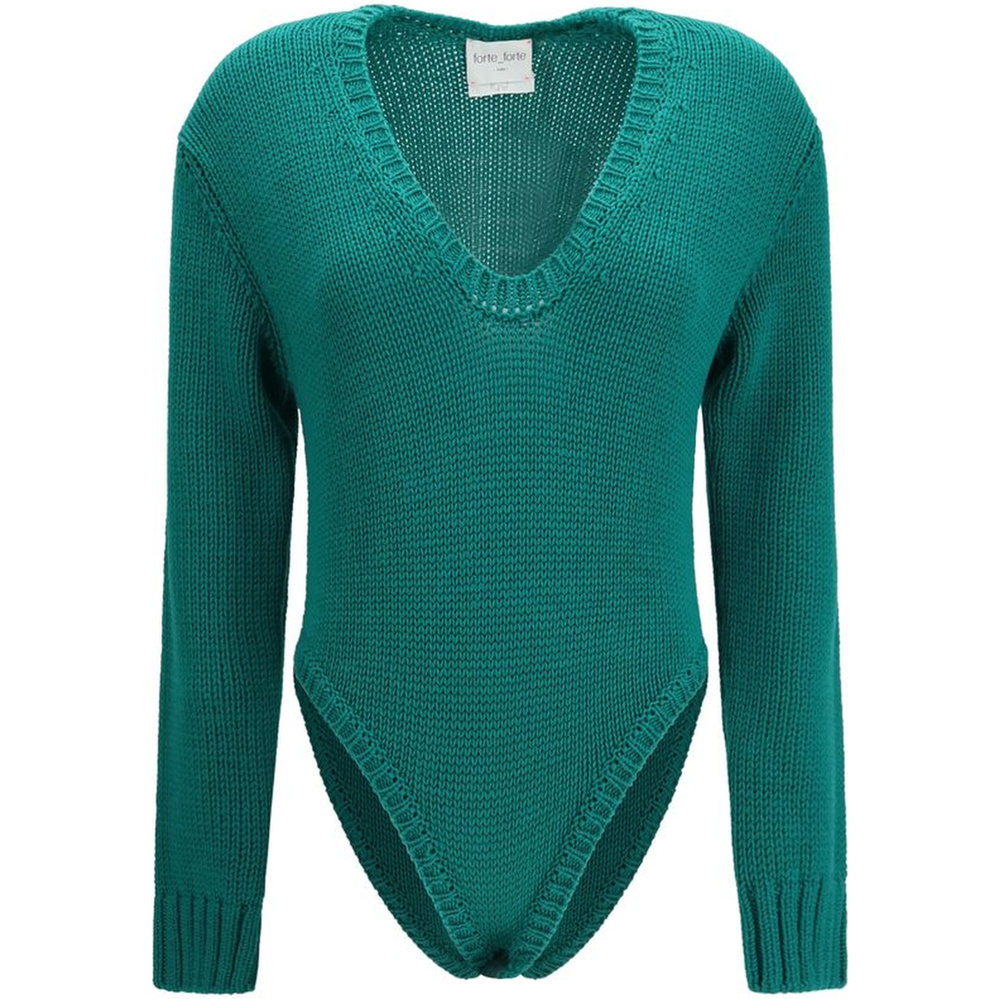Bicolor Wool Oves Aries Bodysuit
