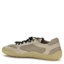 Beige Calf Leather Bos Taurus Athletic Sneakers