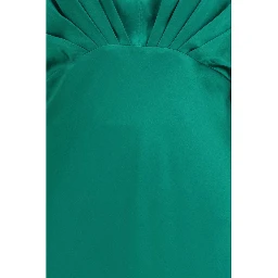 Bicolor Silk Cocktail Dress