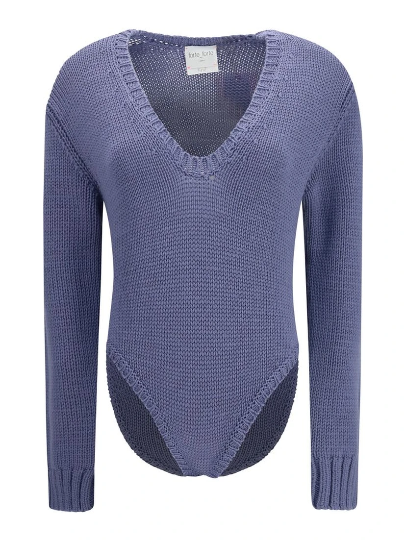 Purple Wool Oves Aries Bodysuit