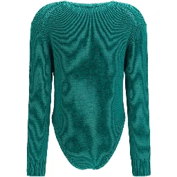 Bicolor Wool Oves Aries Bodysuit