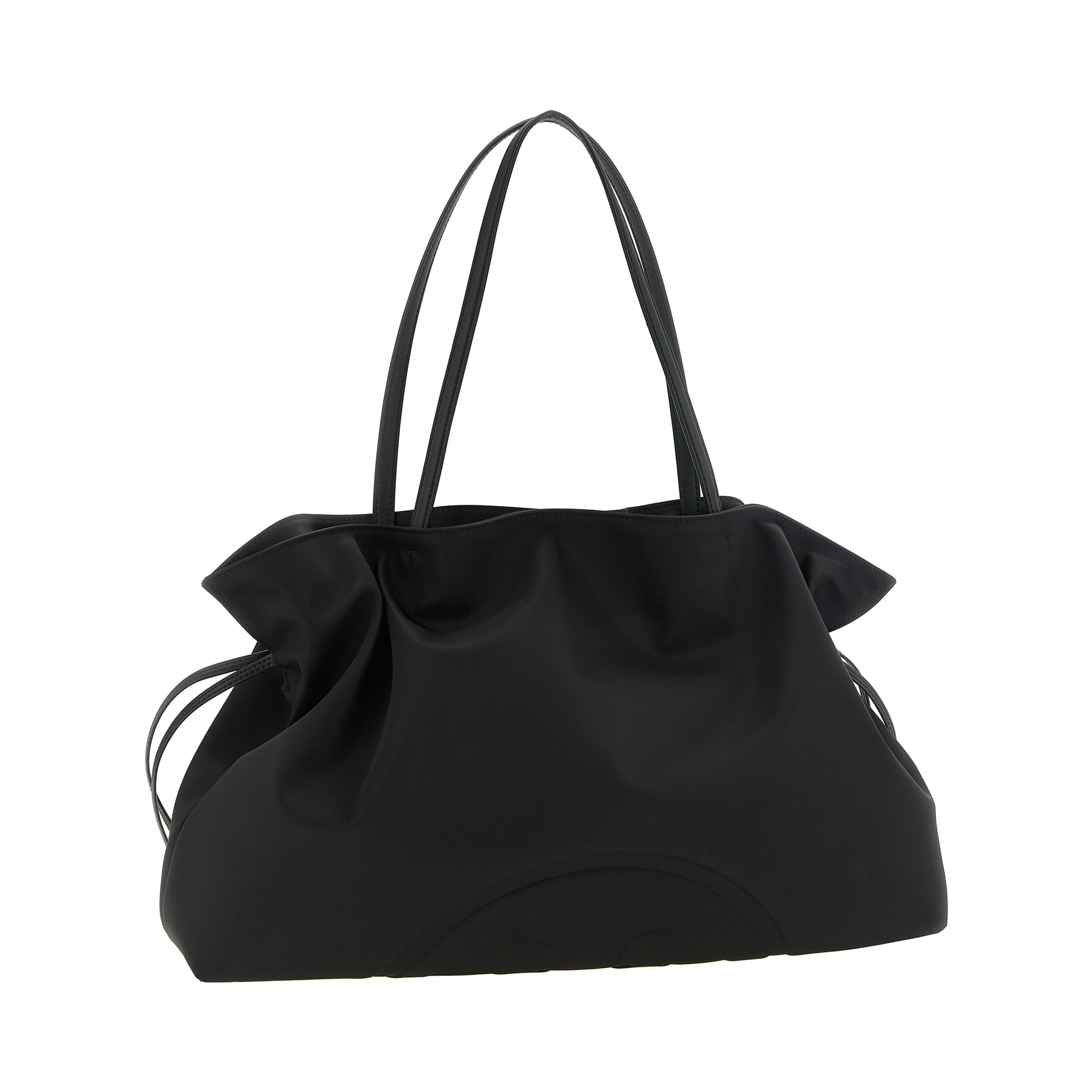 Black Polyamide Shoulder Bag