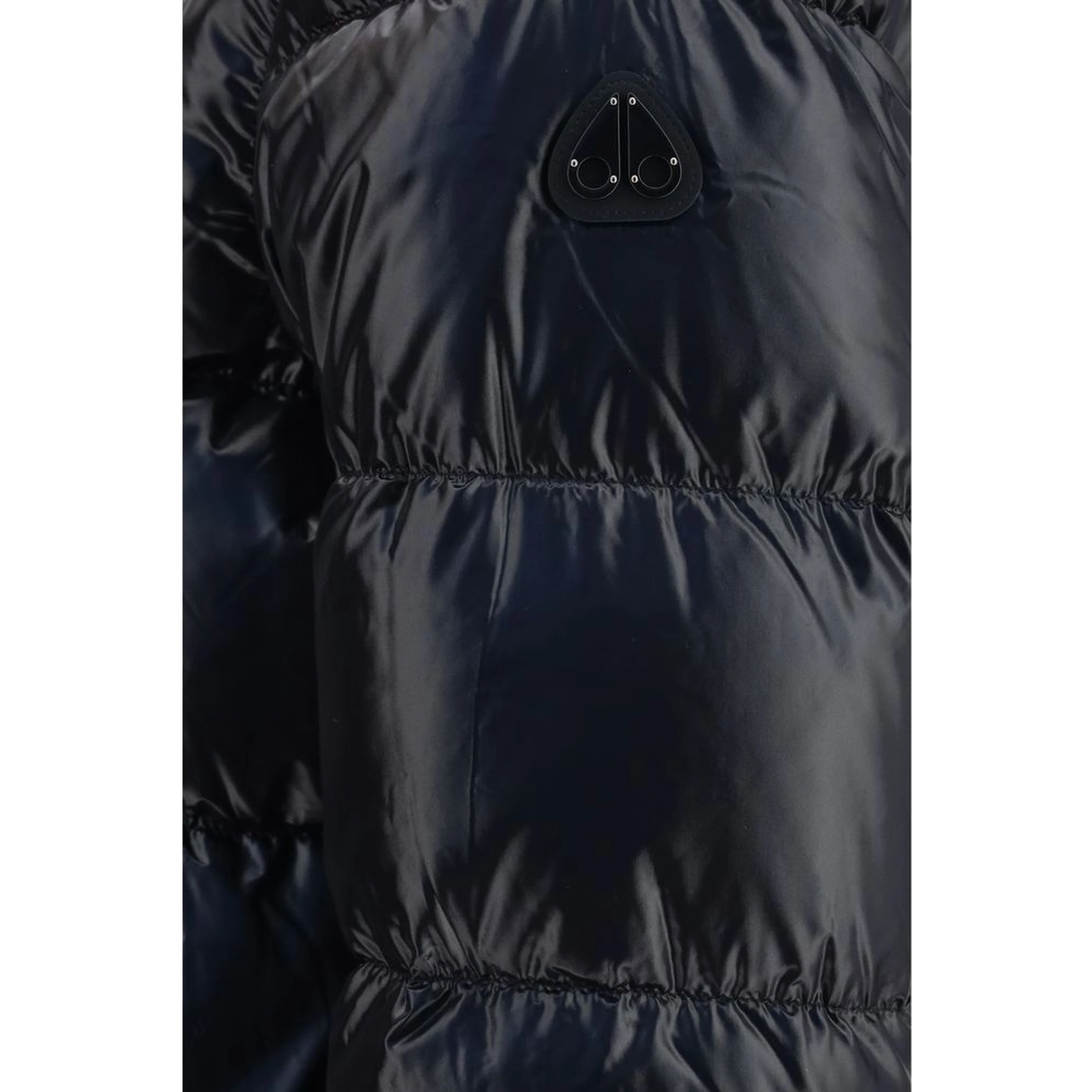 Black Nylon Full-Length Jacket