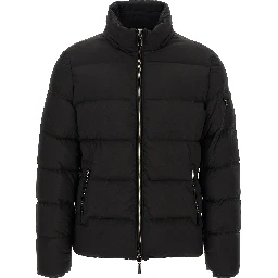 Black Wool Bomber