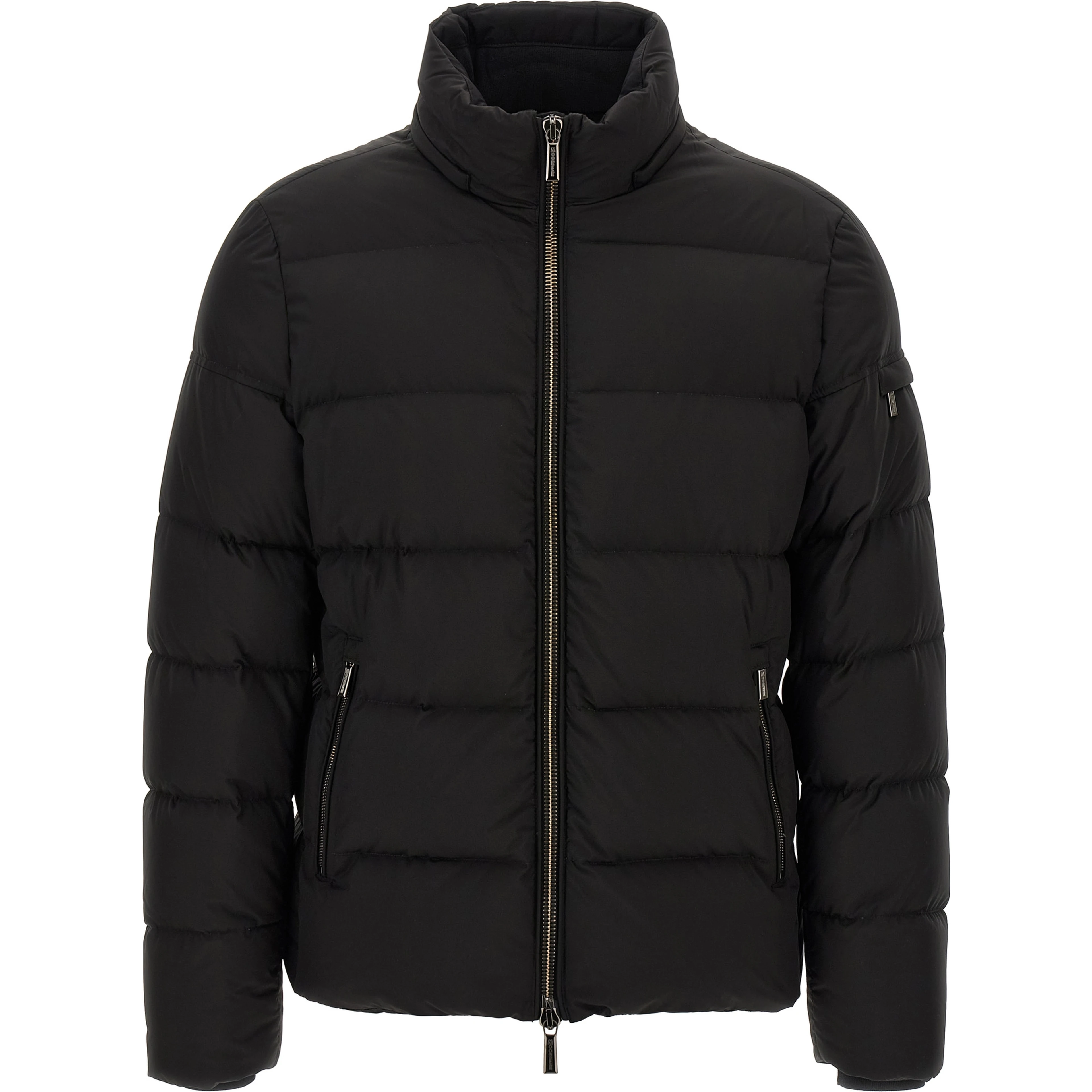 Black Wool Bomber