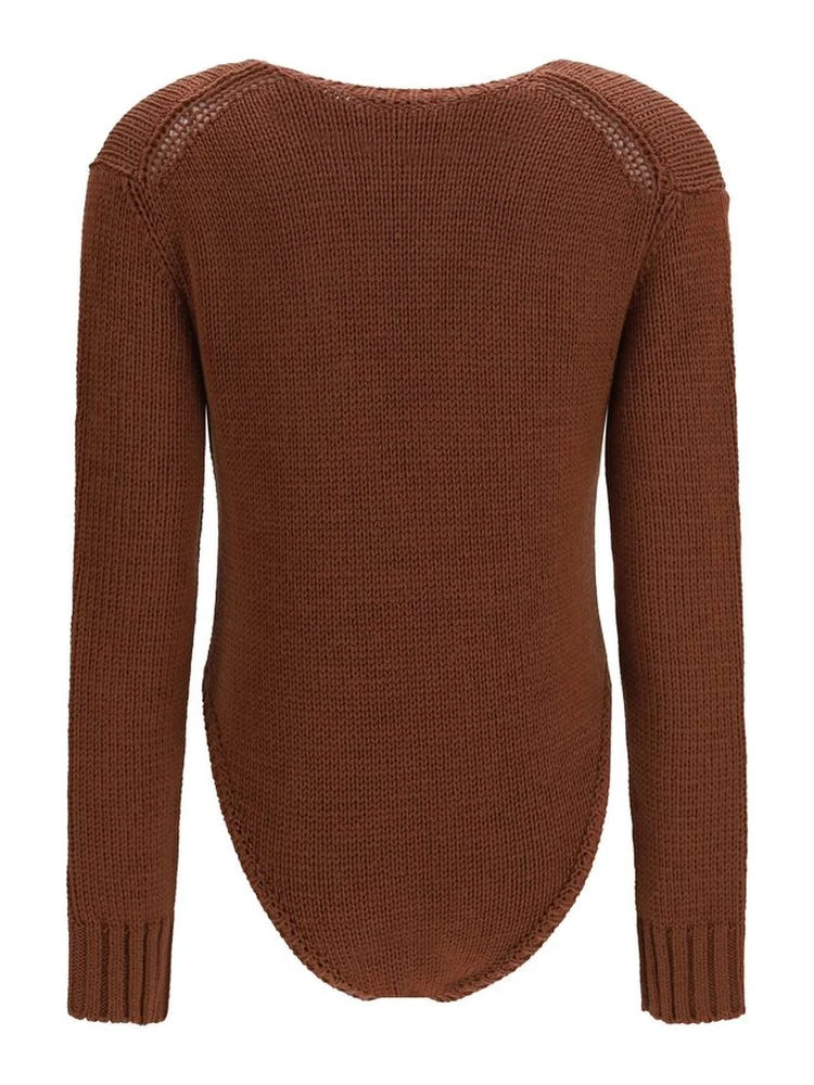 Brown Wool Oves Aries Bodysuit alternative