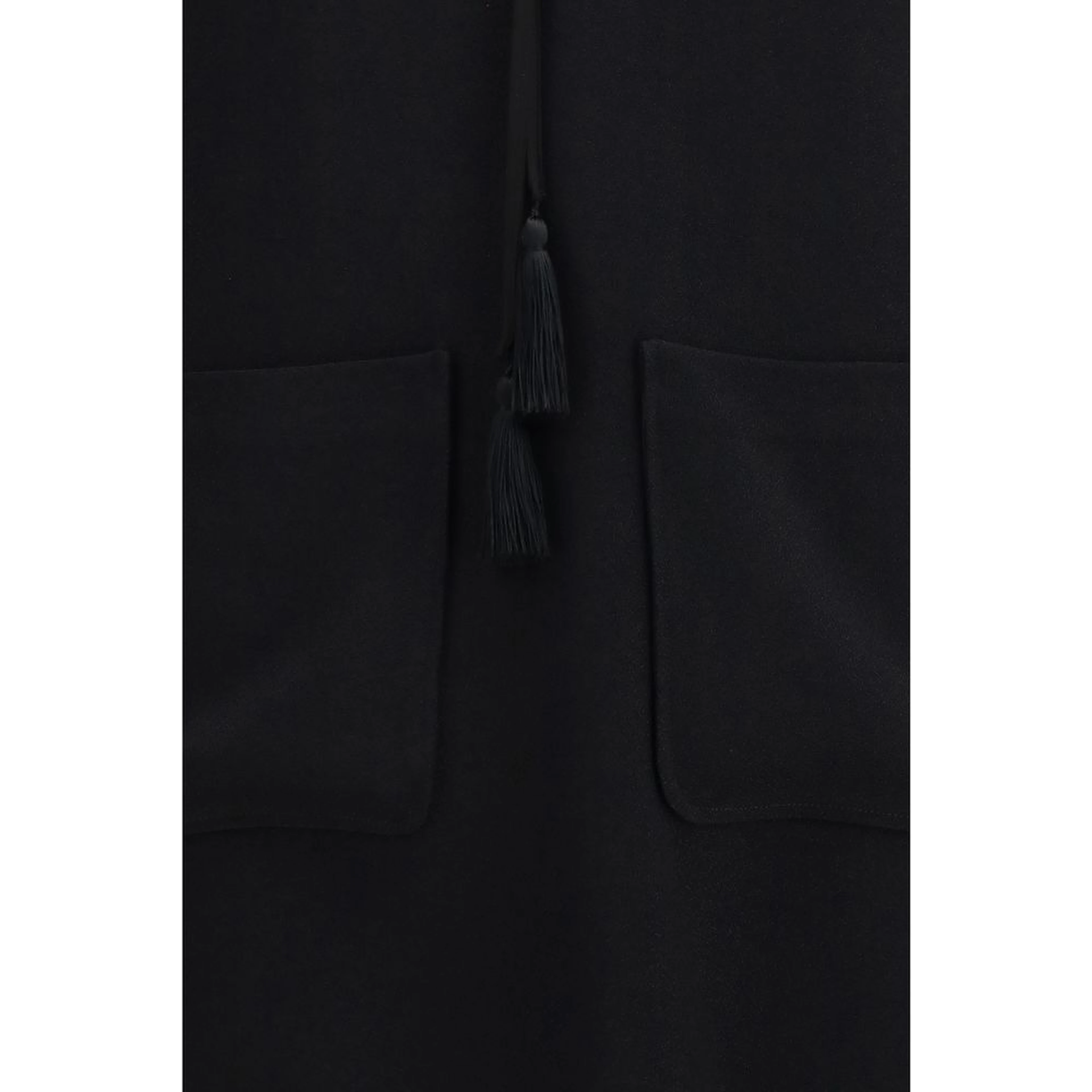Black Viscose Casual Dress