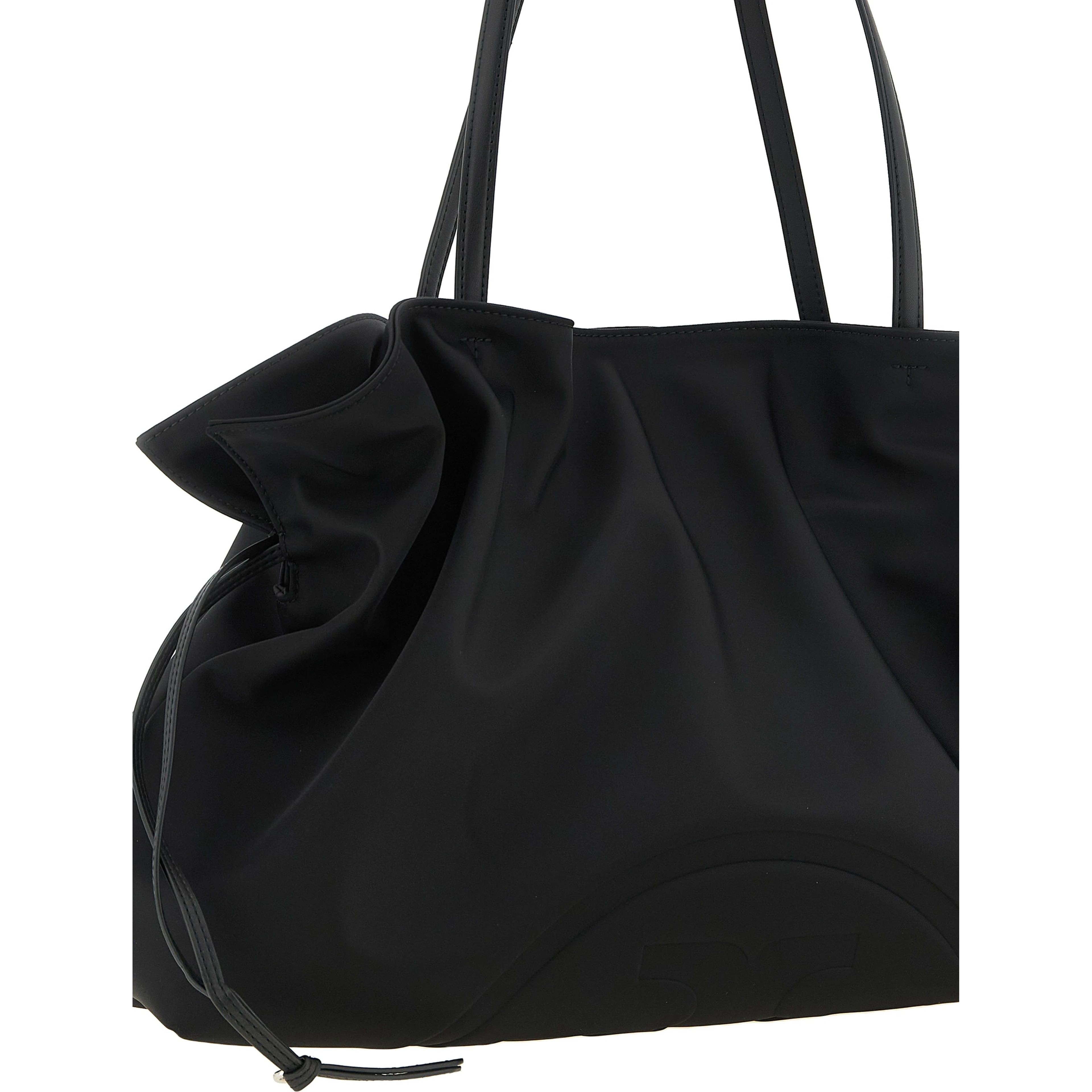 Black Polyamide Shoulder Bag
