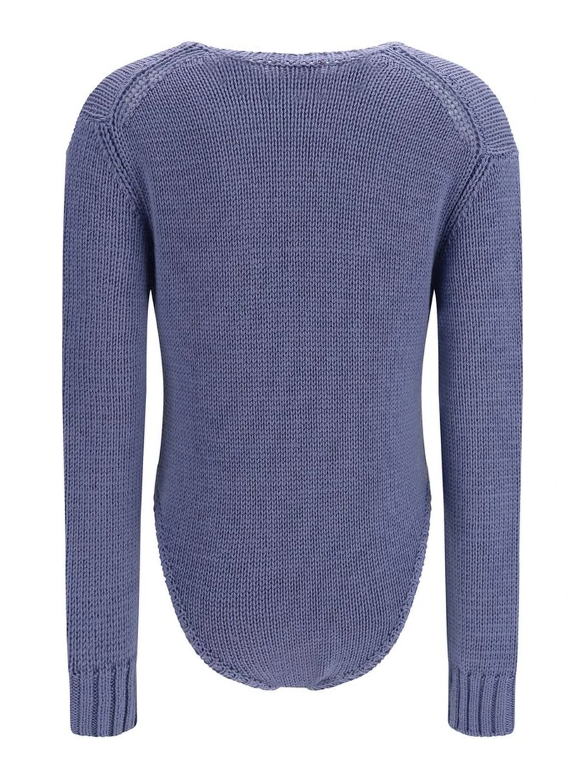 Purple Wool Oves Aries Bodysuit