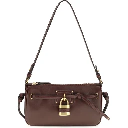 Bordeaux Calf Leather Bos Taurus Shoulder Bag