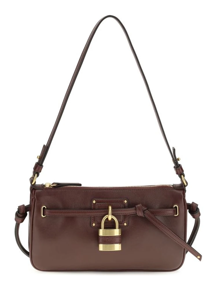 Bordeaux Calf Leather Bos Taurus Shoulder Bag