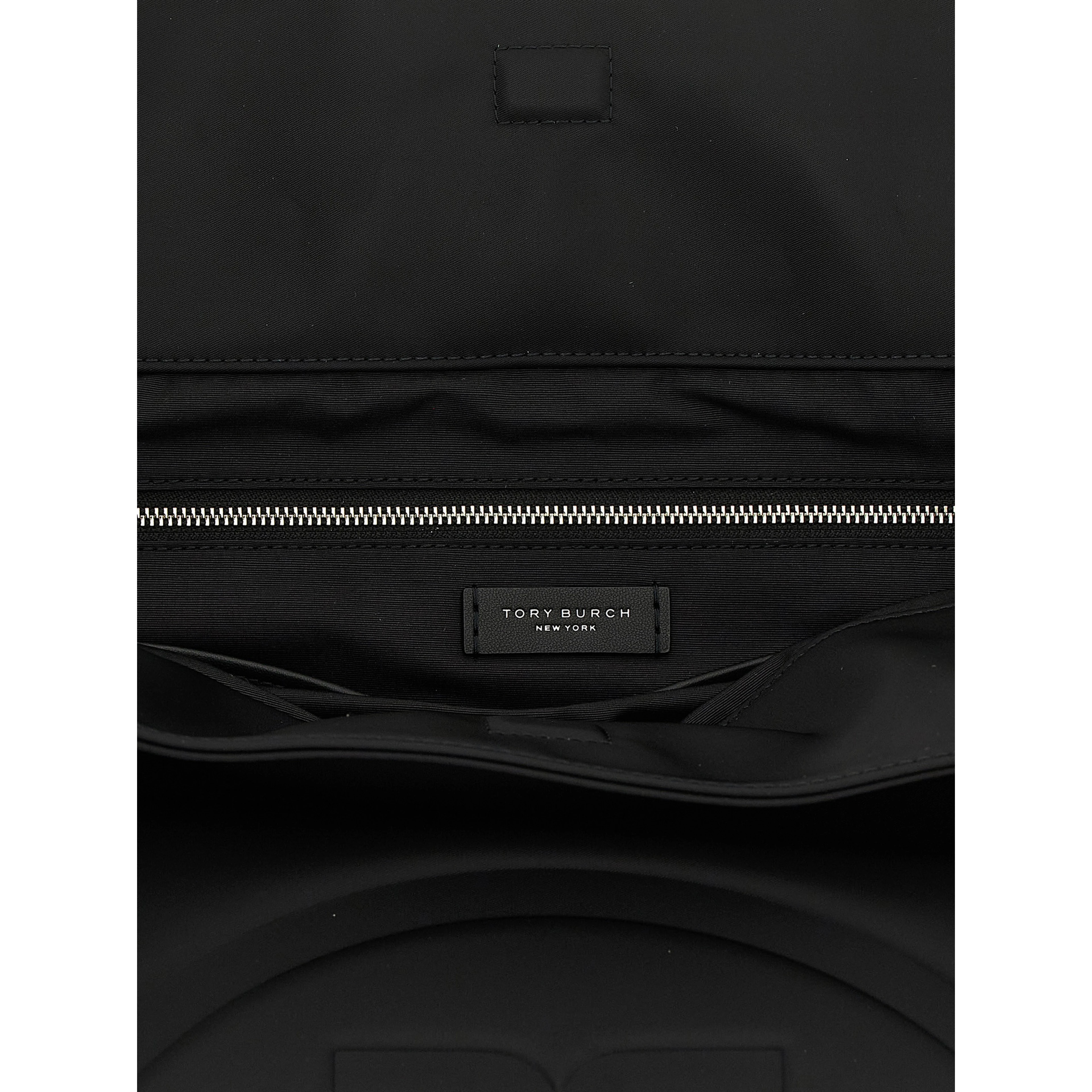 Black Polyamide Shoulder Bag