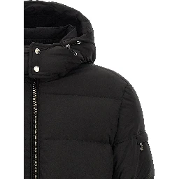Black Wool Bomber