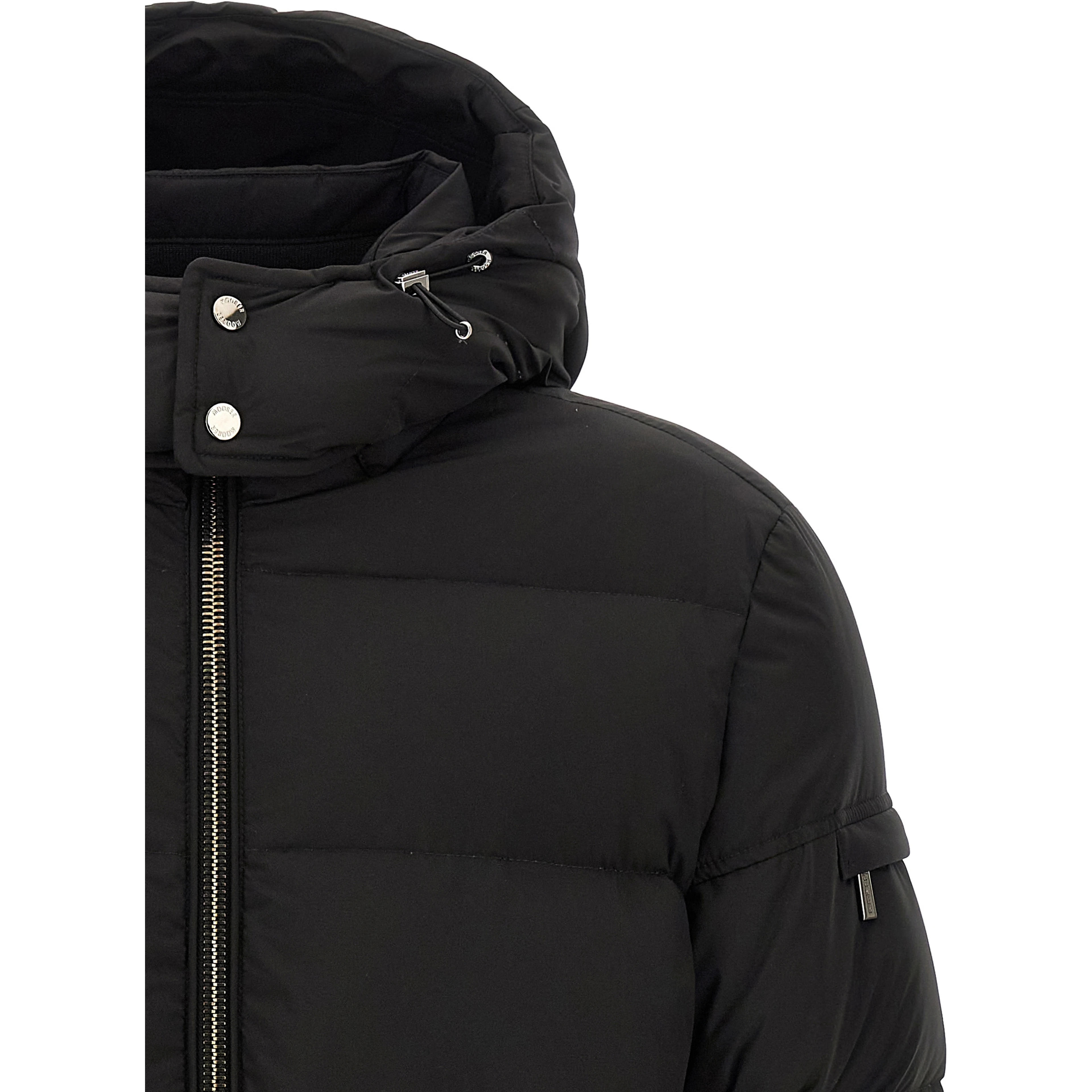 Black Wool Bomber