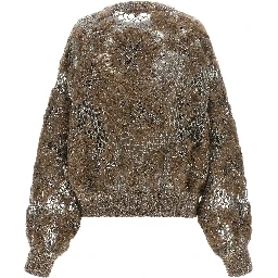 Beige Wool Cardigan