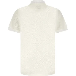 White Cotton Polo Shirt
