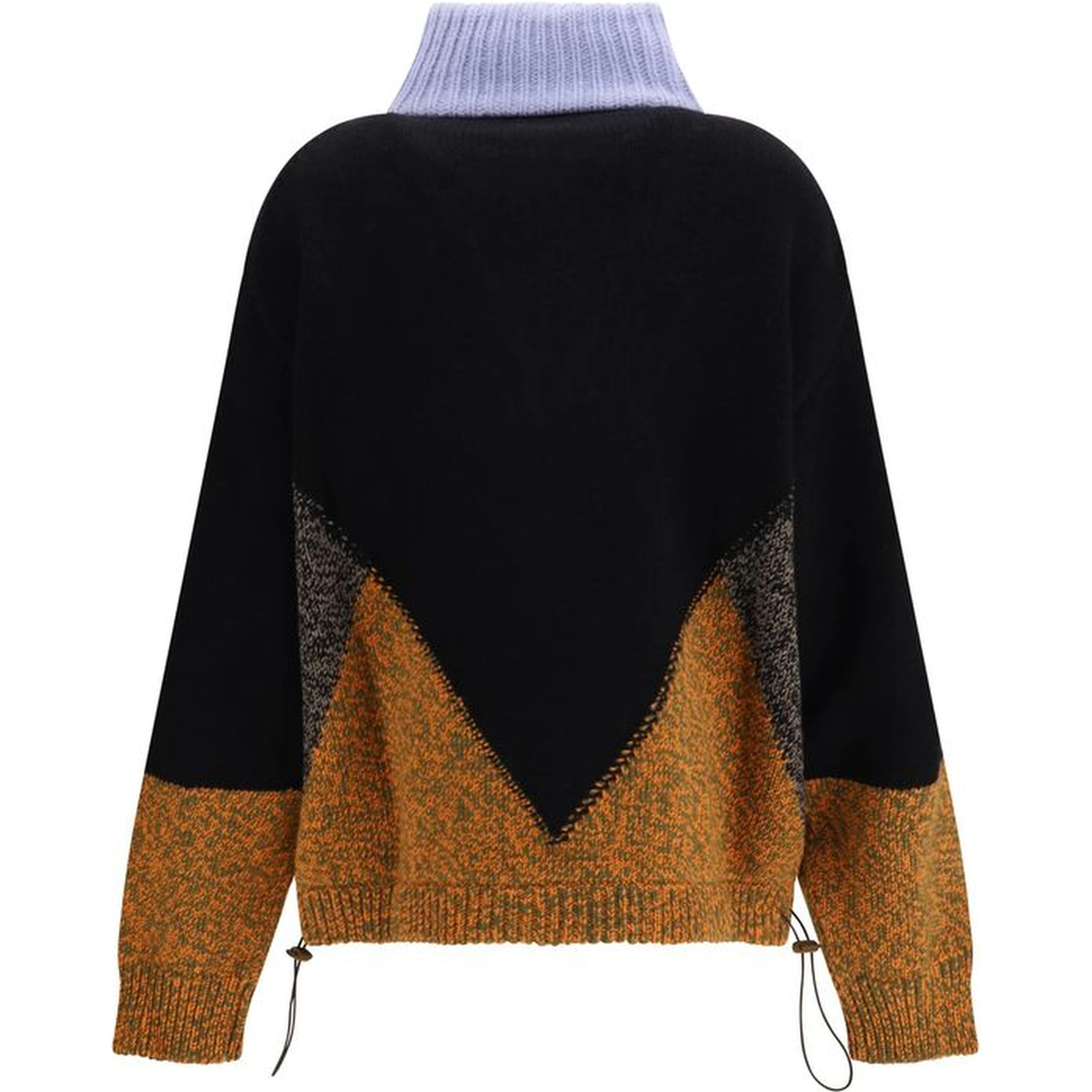Multicolor Wool Oves Aries Full-Length Jacket