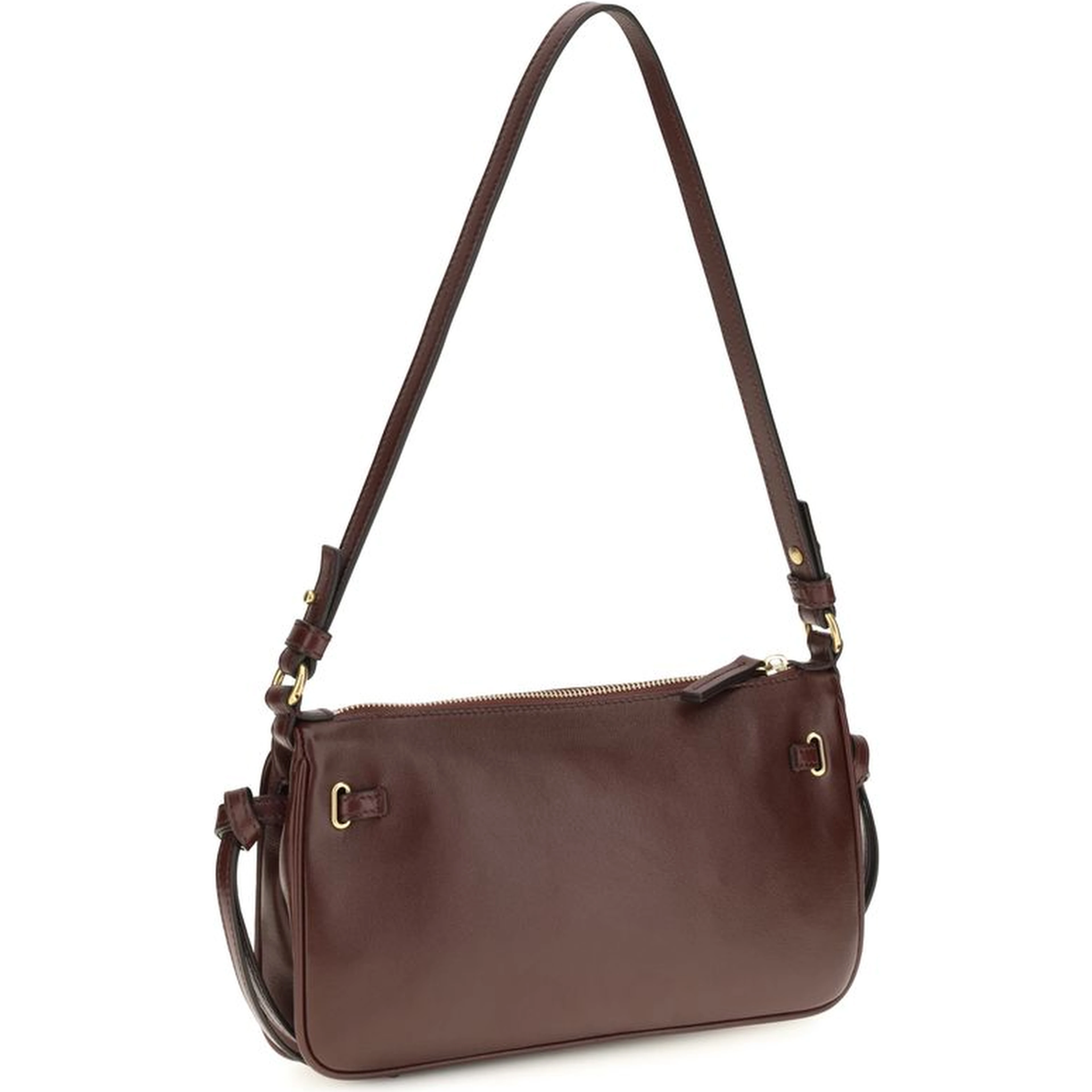 Bordeaux Calf Leather Bos Taurus Shoulder Bag