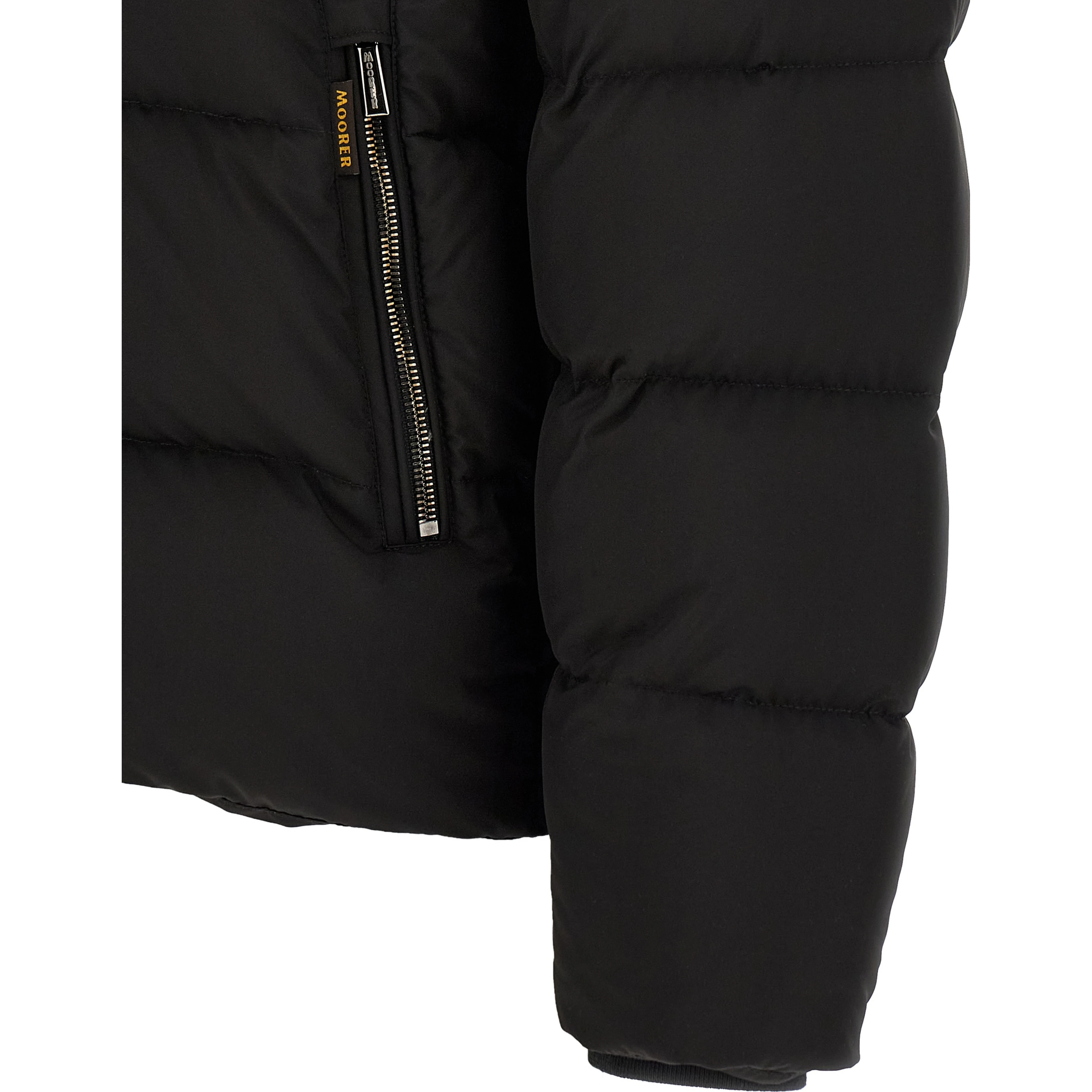 Black Wool Bomber