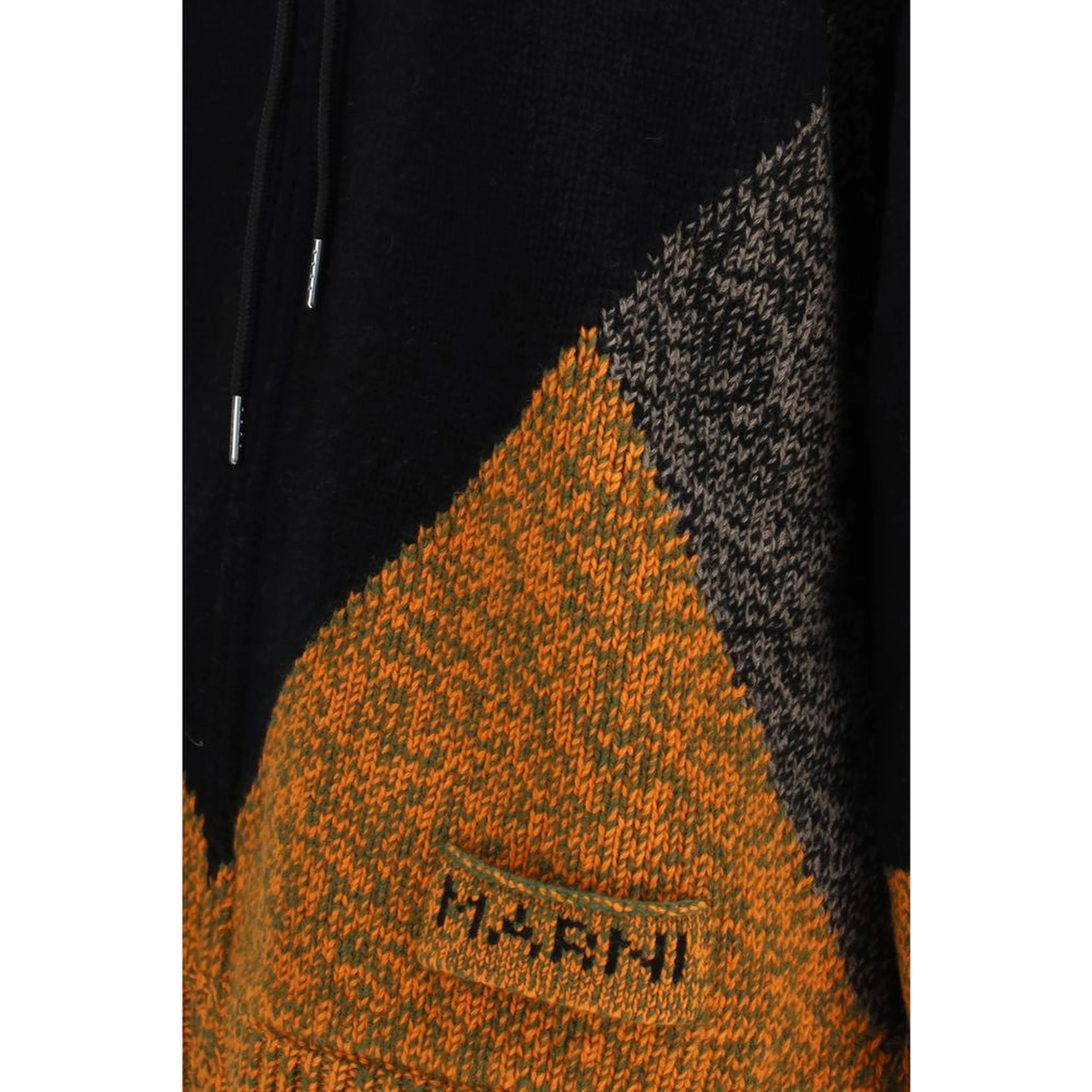 Multicolor Wool Oves Aries Full-Length Jacket