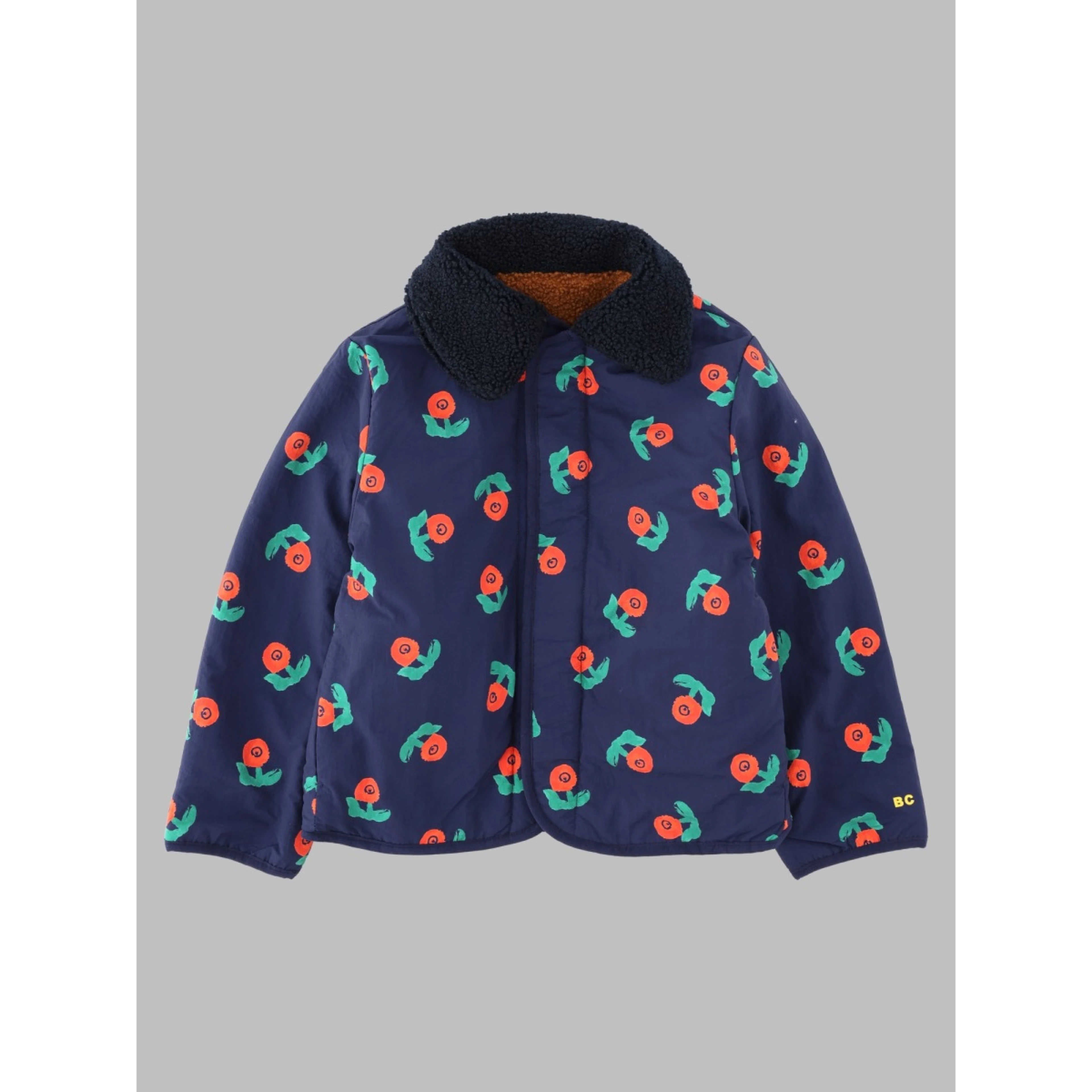 stamp bloom all over reversible jacket