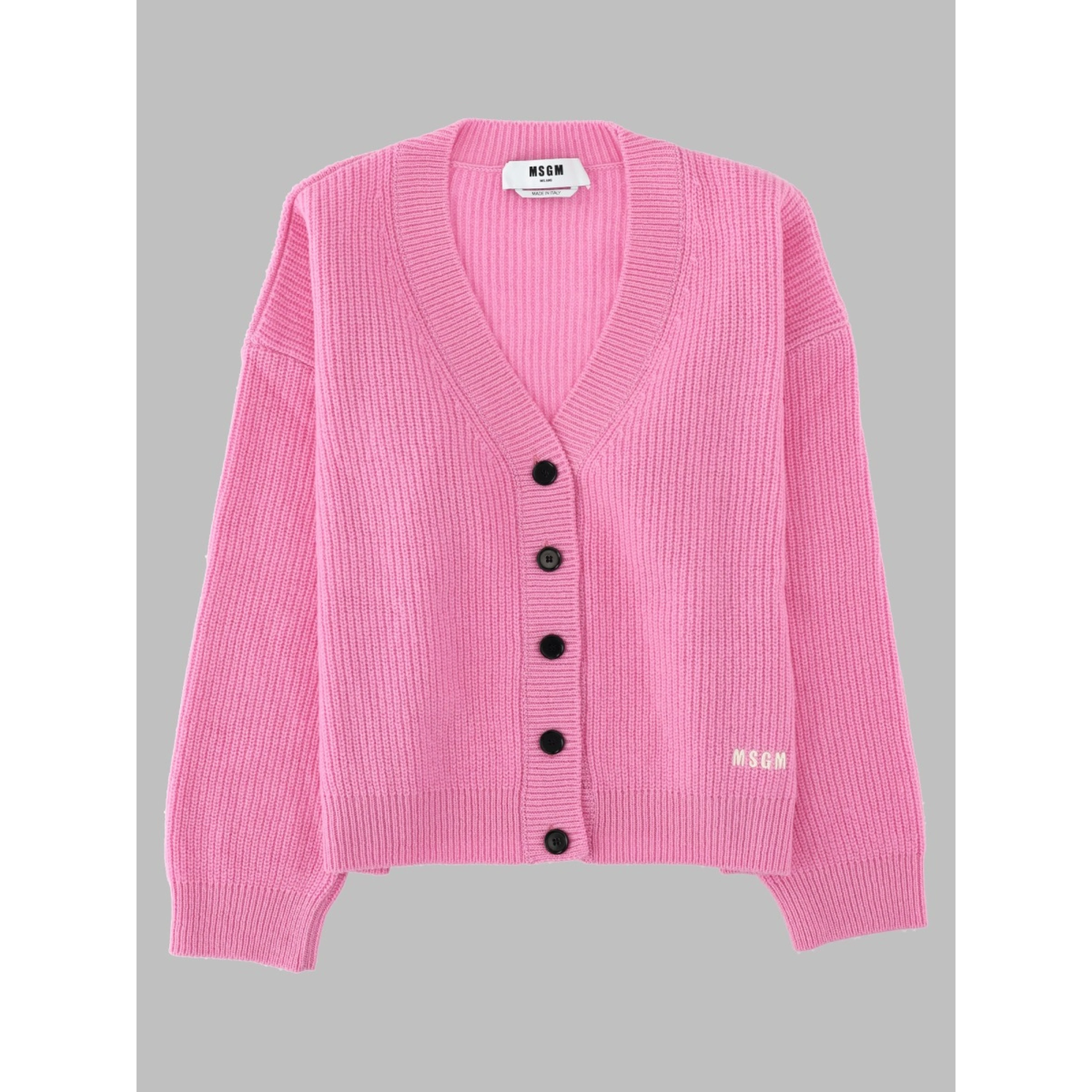 Cardigan In Lana e Cashmere