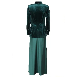COMPLETO VELVET 3 PEZZI GIACCA TOP GONNA