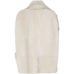 STRAIGHT MERINO AND TOSCANA SHEARLING VEST