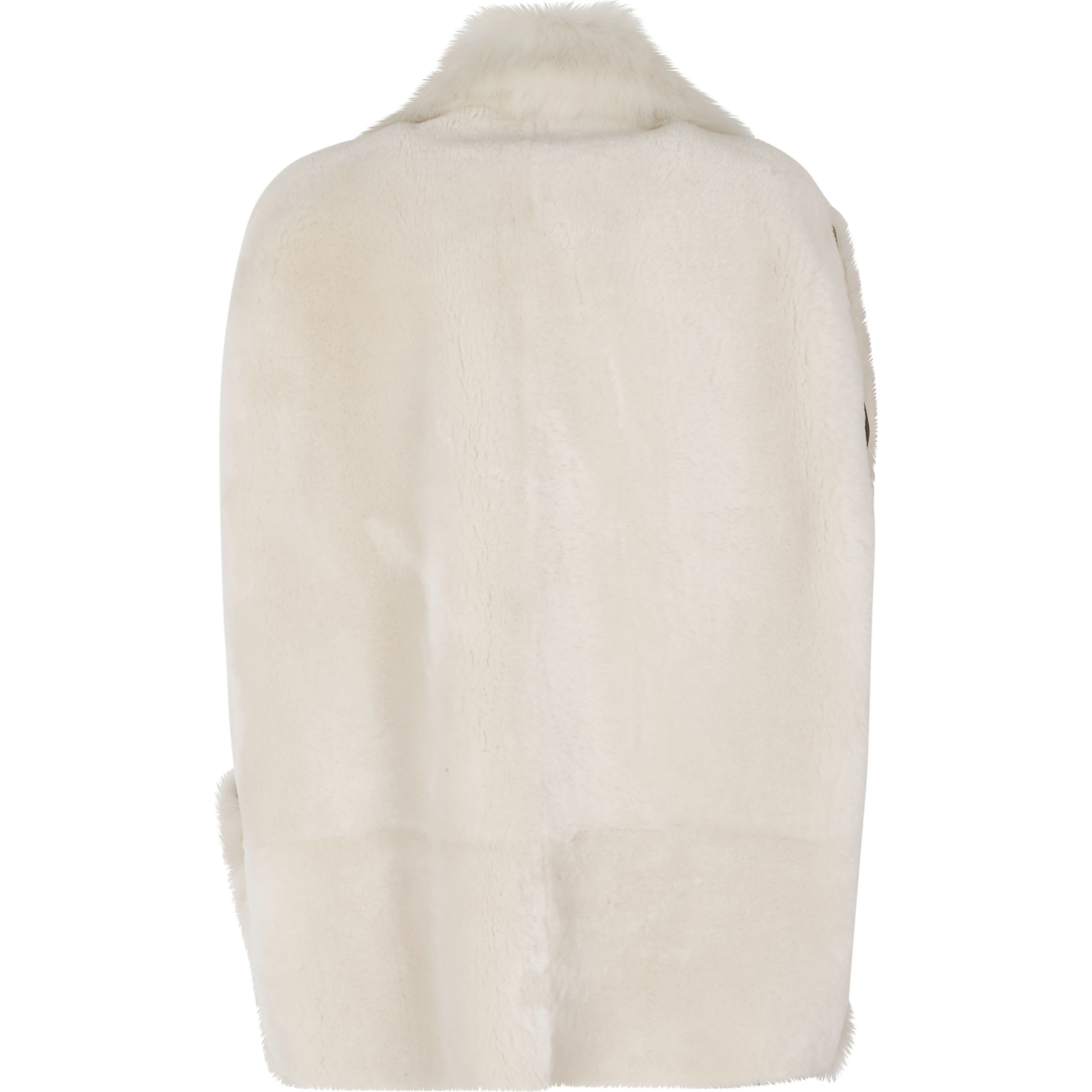 STRAIGHT MERINO AND TOSCANA SHEARLING VEST