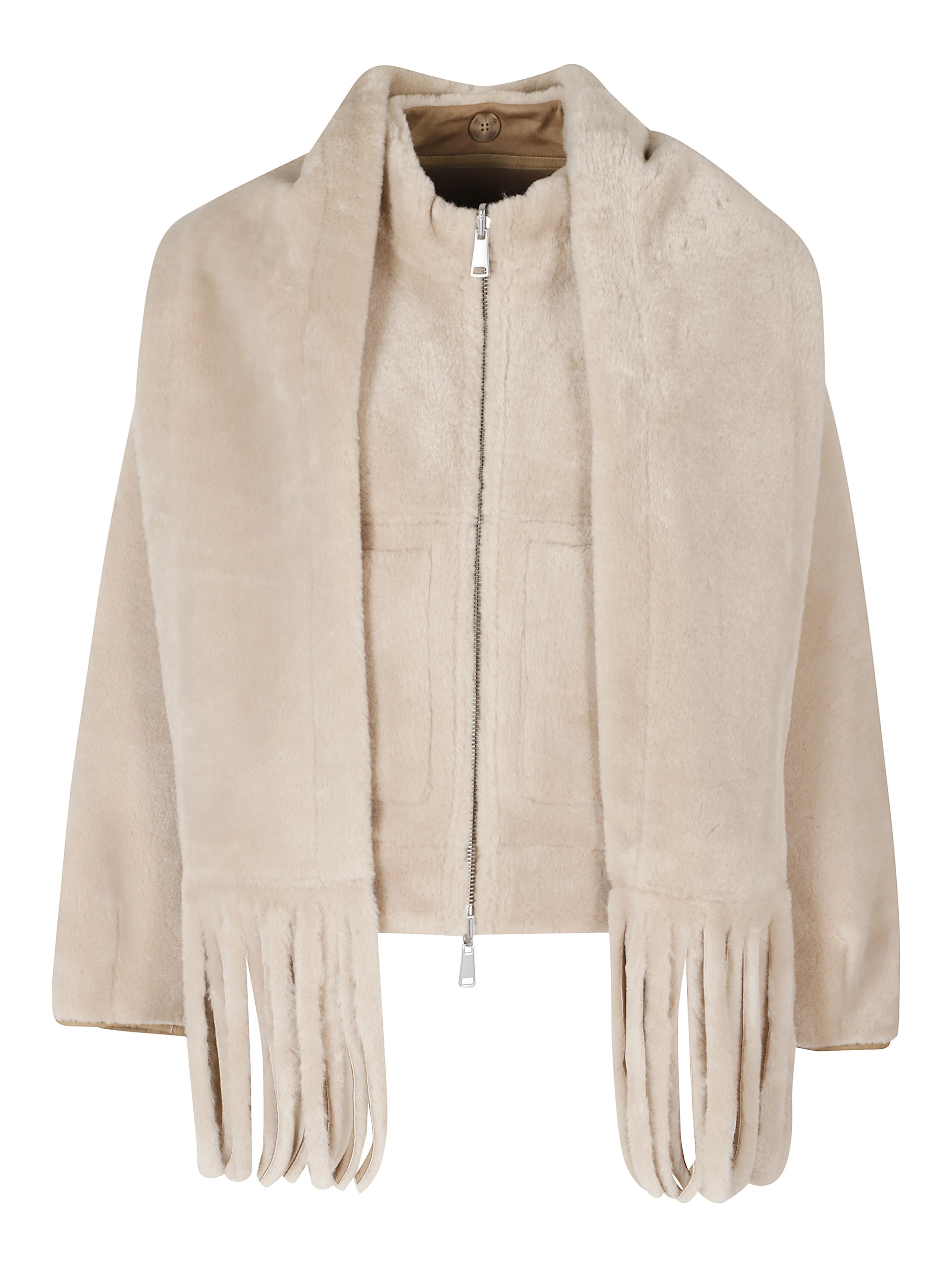 MERINO FUNNEL NECK BOMBER