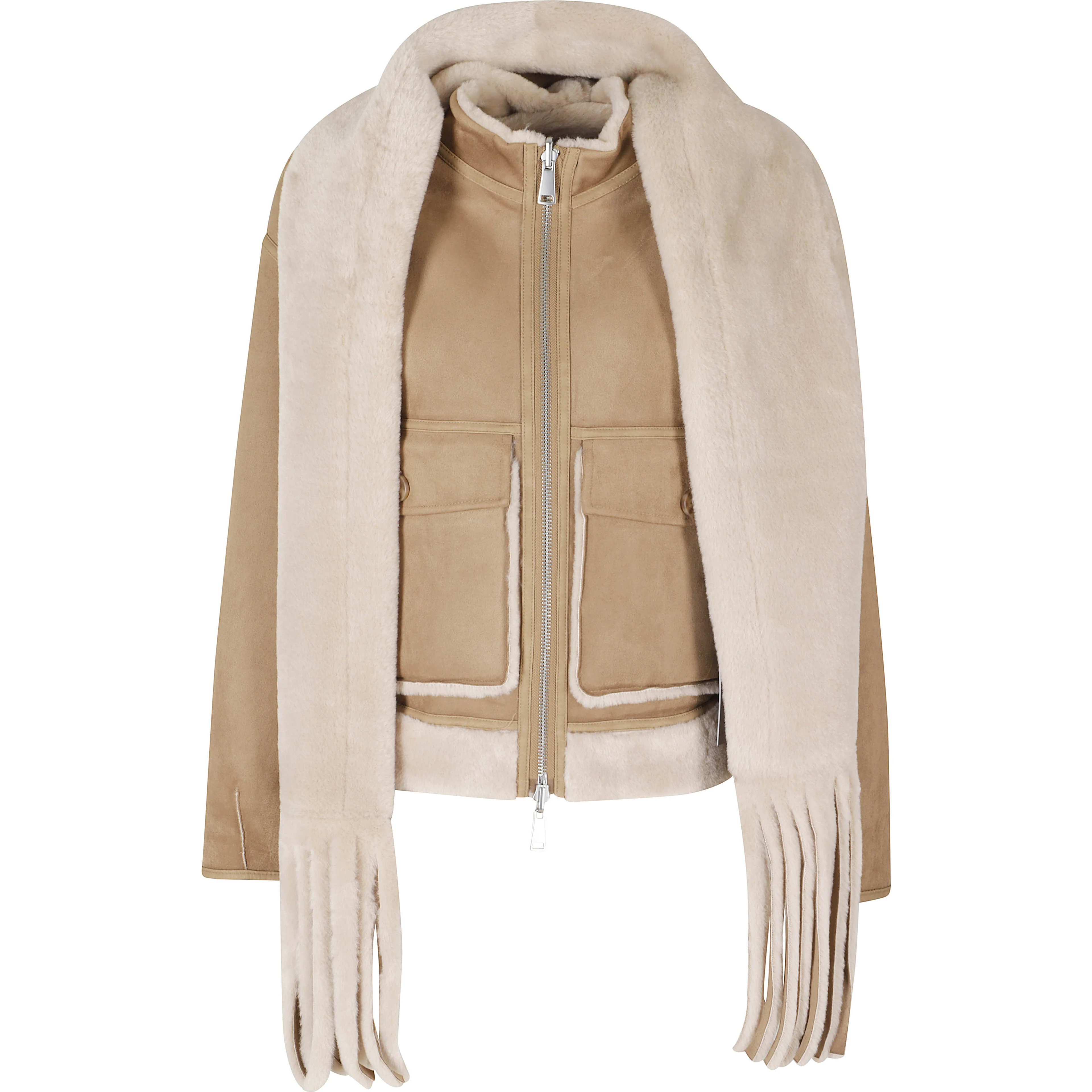 MERINO FUNNEL NECK BOMBER