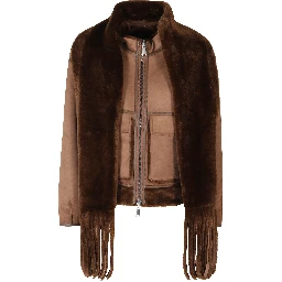MERINO FUNNEL NECK BOMBER
