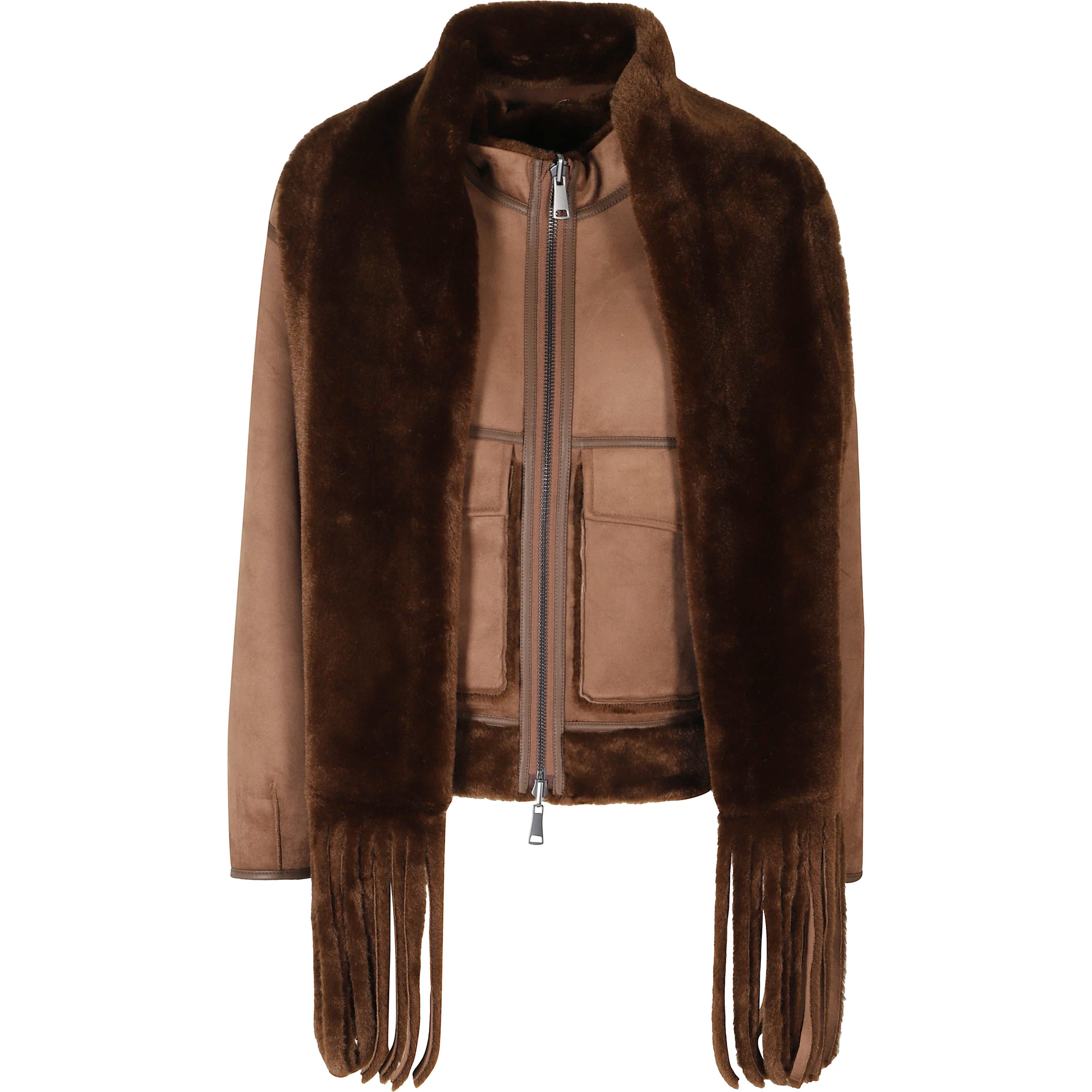 MERINO FUNNEL NECK BOMBER