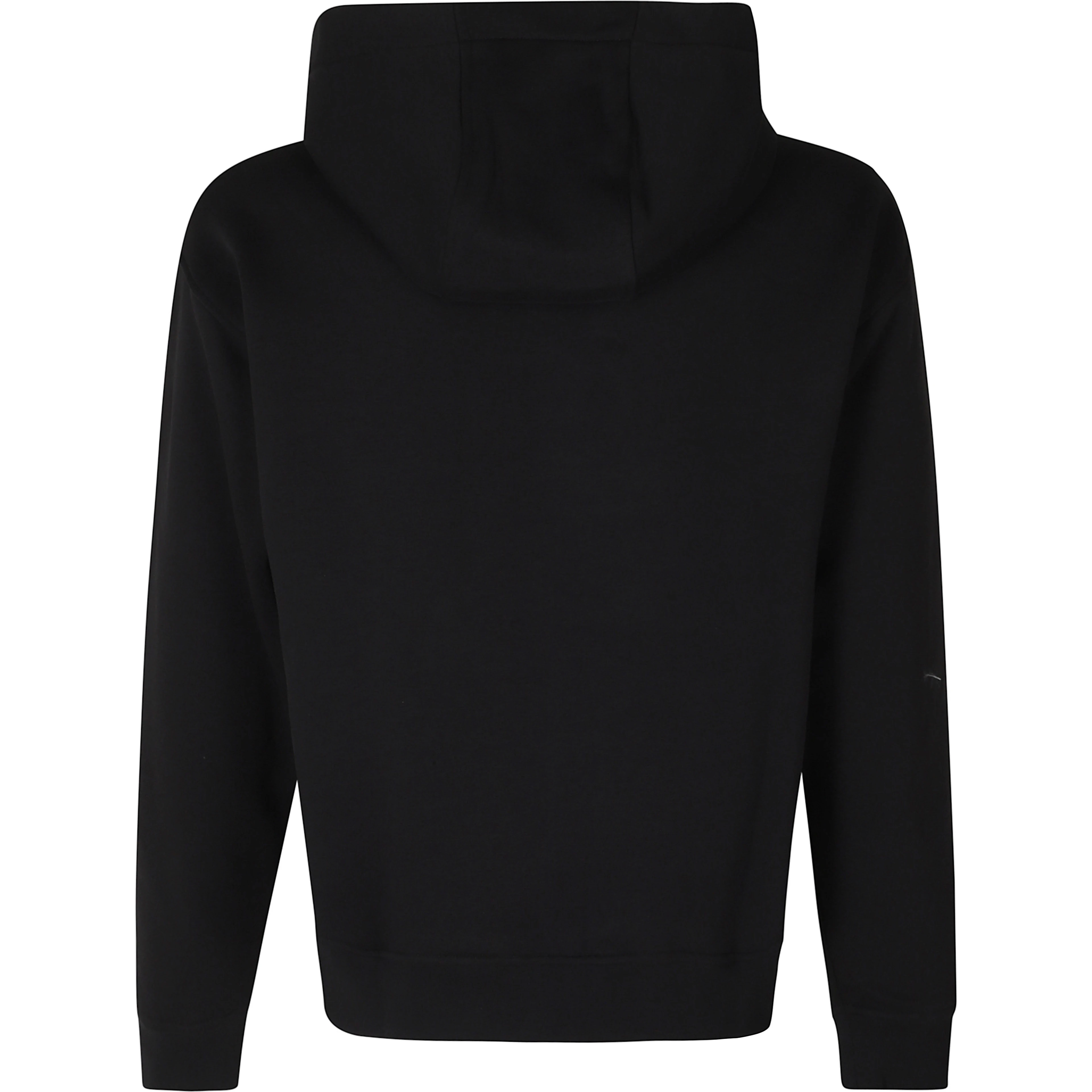 FELPA HOODIE CON BOTTONI JERSEY