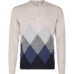 MAGLIA GC MISTO LANA ROMBI